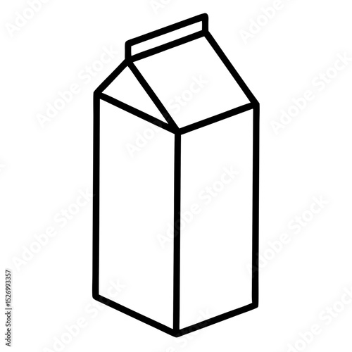 milk carton illustration