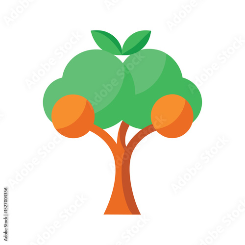 orange tree with fruit
