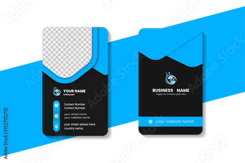 Modern Business Card Template for Corporate Identity
