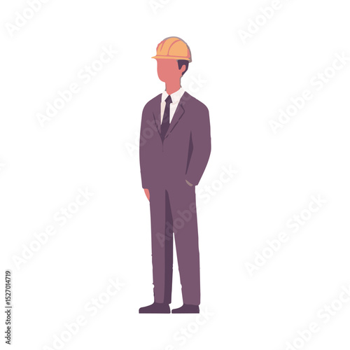 
illustration design of an architect