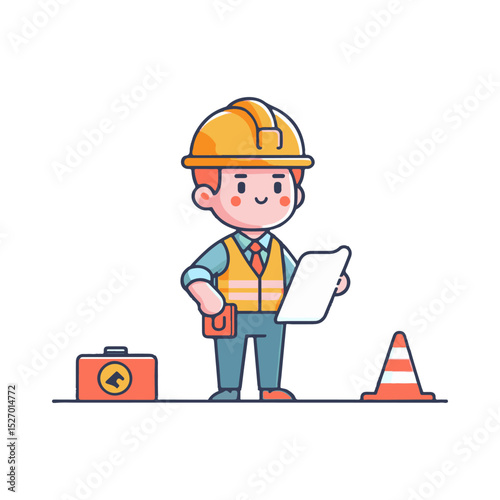 
illustration design of an architect