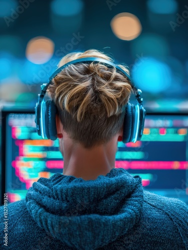 Modern Headphones and Audio Equipment for Communication and Entertainment