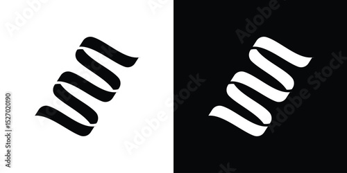 Protein icon in flat version on black and white background