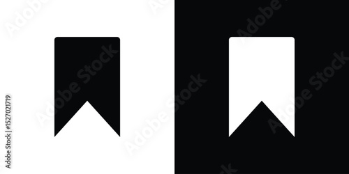 Save post icon in flat version on black and white background