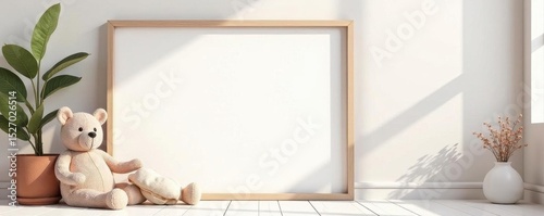 Modern minimalist photo collage frame, clean aesthetic, ideal for various projects , frame, mockup