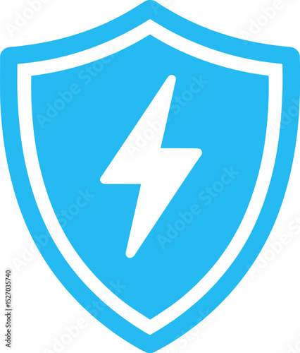 Electrical surge protection shield protecting power grid from lightning strike