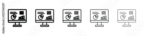 Dashboard icon vector collection. EPS 10