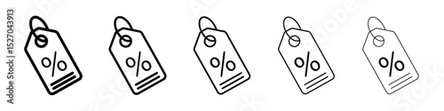 Discount tag icon vector collection. EPS 10