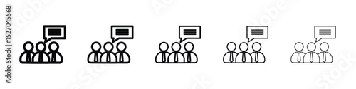 Expert opinion icon vector collection. EPS 10