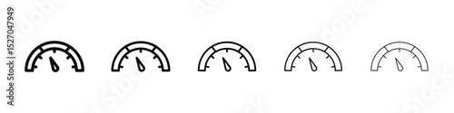 Gauge icon vector collection. EPS 10