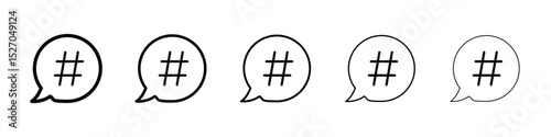 Hashtag icon