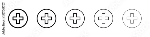Hospital sign icon vector collection. EPS 10