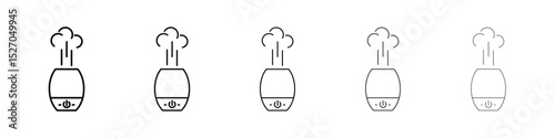 Humidifier vector collection. EPS 10