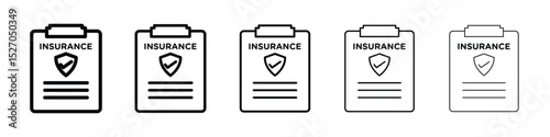 Insurance policy icon