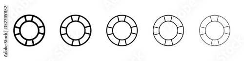 Life buoy icon vector collection. EPS 10