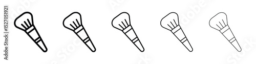 Makeup brush icon vector collection. EPS 10