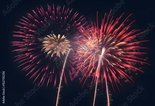 fireworks in the sky
