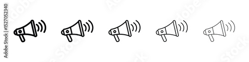 Megaphone icon vector collection. EPS 10