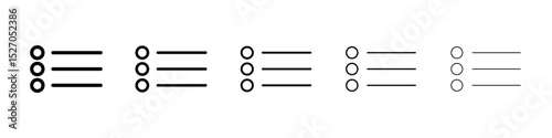 Menu icon vector collection. EPS 10