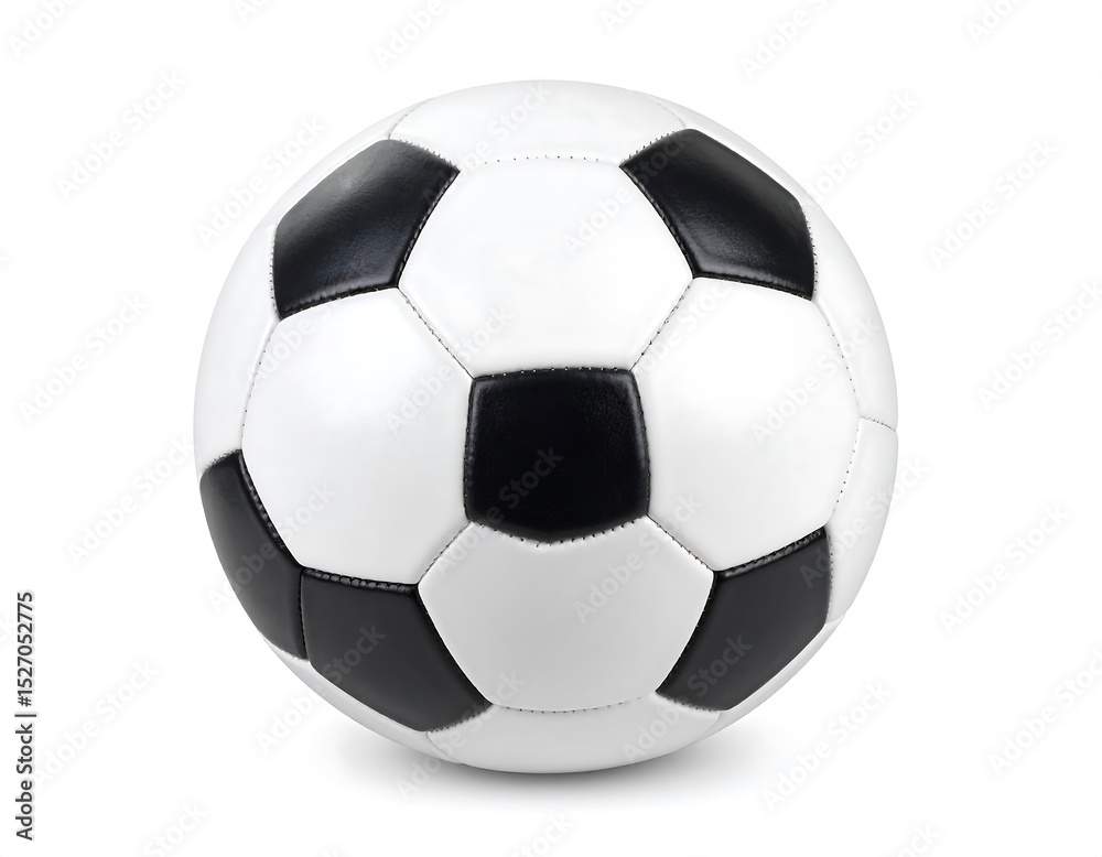 Obraz premium Soccer ball, white and black (1)