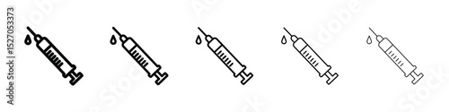 Needle icon vector collection. EPS 10