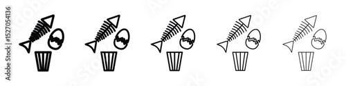 Organic waste icon