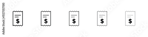 Receipt icon