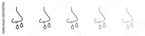 Runny nose icon