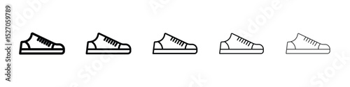 Sneaker icon vector collection. EPS 10