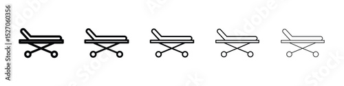 Stretcher icon vector collection. EPS 10