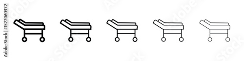 Stretcher icon vector collection. EPS 10