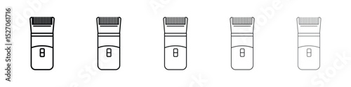 Trimmer icon vector collection. EPS 10
