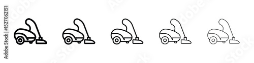 Vacuum cleaner icon vector collection. EPS 10