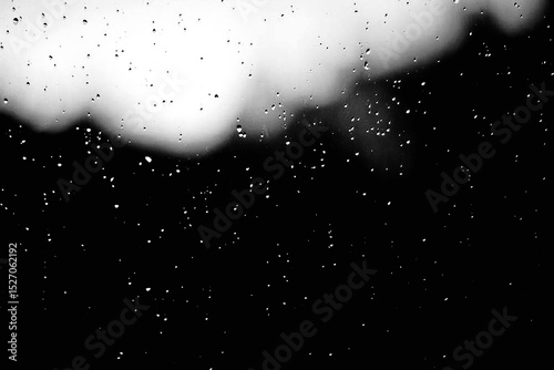 raindrops on window