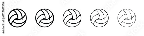 Volley ball icon vector collection. EPS 10