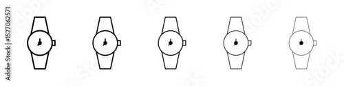Watch icon vector collection. EPS 10