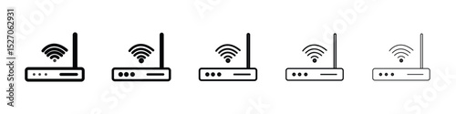 Wifi modem icon vector collection. EPS 10