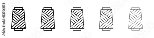 Yarn icon vector collection. EPS 10