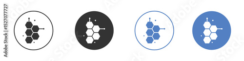 Molecule icon vector. Logo Template illustration design