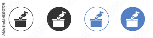 Money donation icon vector. Logo Template illustration design