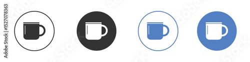 Mug icon vector. Logo Template illustration design