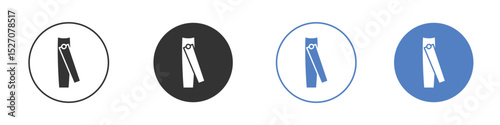 Nail clippers icon vector. Logo Template illustration design