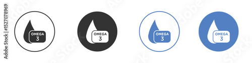 Omega icon vector. Logo Template illustration design