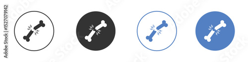 Osteoporosis icon vector. Logo Template illustration design