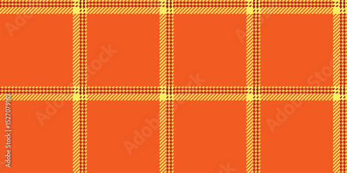 Vibrant orange and gold plaid pattern.  Perfect for textile design, autumnal themes, or adding a bold pop of color to any project.