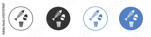 Organic waste icon vector. Logo Template illustration design