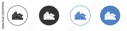 Parmesan icon vector. Logo Template illustration design