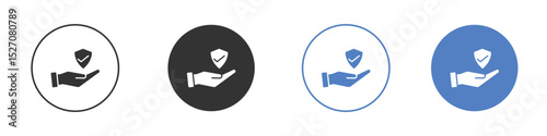 Policyholder icon vector. Logo Template illustration design