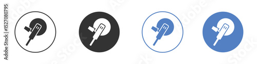 Polisher icon vector. Logo Template illustration design