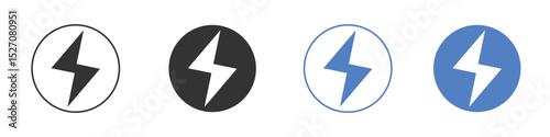Power icon vector. Logo Template illustration design